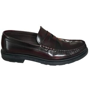 Bruno Magli Mello Penny Loafer Brown Leather Shoes Men's 11.5 Portugal Comfort